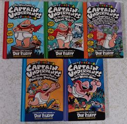 Captain Underpants Books 1–5 Full Color Set