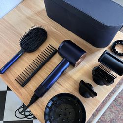 Dyson Supersonic Dryer And Accessories - Prussian Blue/Rich Copper Hair 