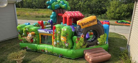 Inflatable Depot Backyard Toddler Combo Bounce House
