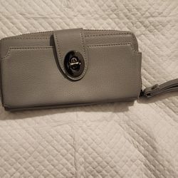 Gray Wristlet Wallet - Unbranded