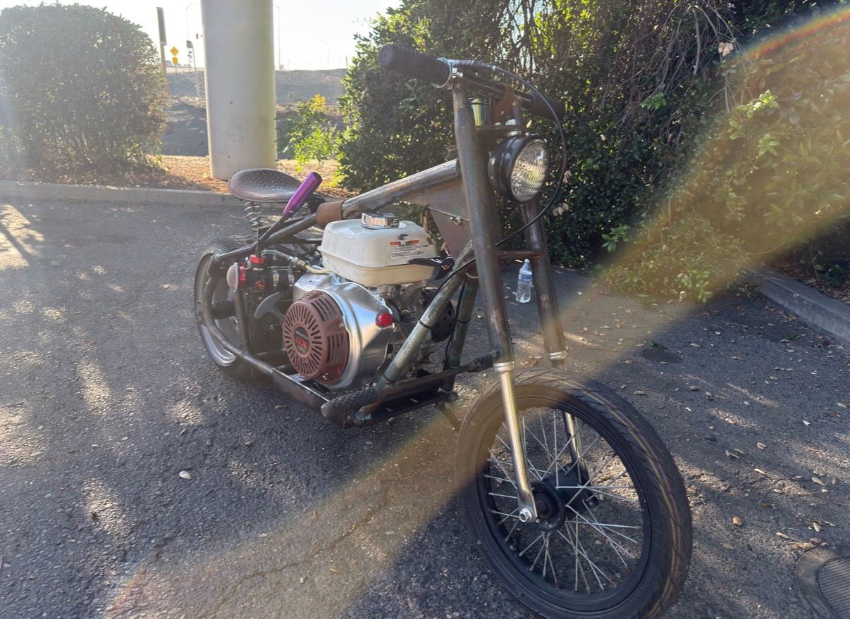 Custom GX390 Rat Rod Mini Bike