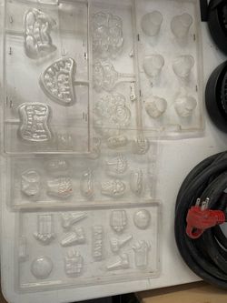 Clear Plastic Chocolate Candy Molds Set
