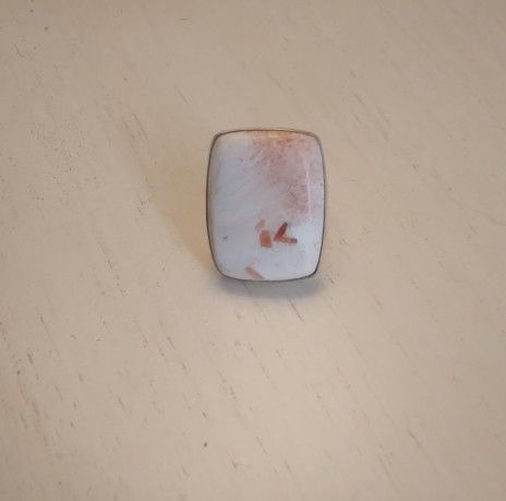 Handmade By ME Pink Scolecite Ring