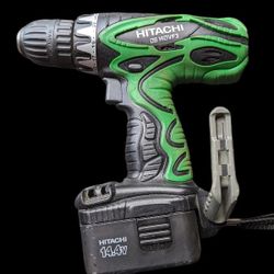 Hitachi DS 14DVF3 14.4V Cordless  Drill set in Hardcase (with 2 batteries, charger and work light)
