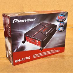 🚨 No Credit Needed 🚨 Pioneer Car Amplifier System 500 Watts Bridgeable 2-Channel Amp GM-A3702 🚨 Payment Options Available 🚨 