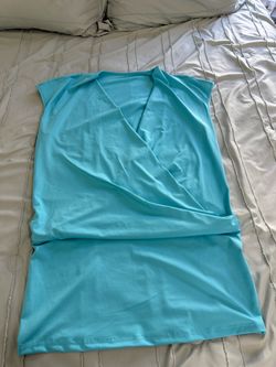 Teal Sleeveless Dress