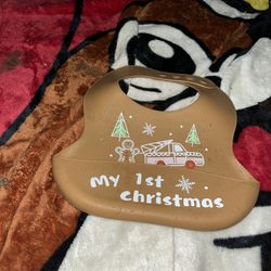 My 1st Christmas Bib 