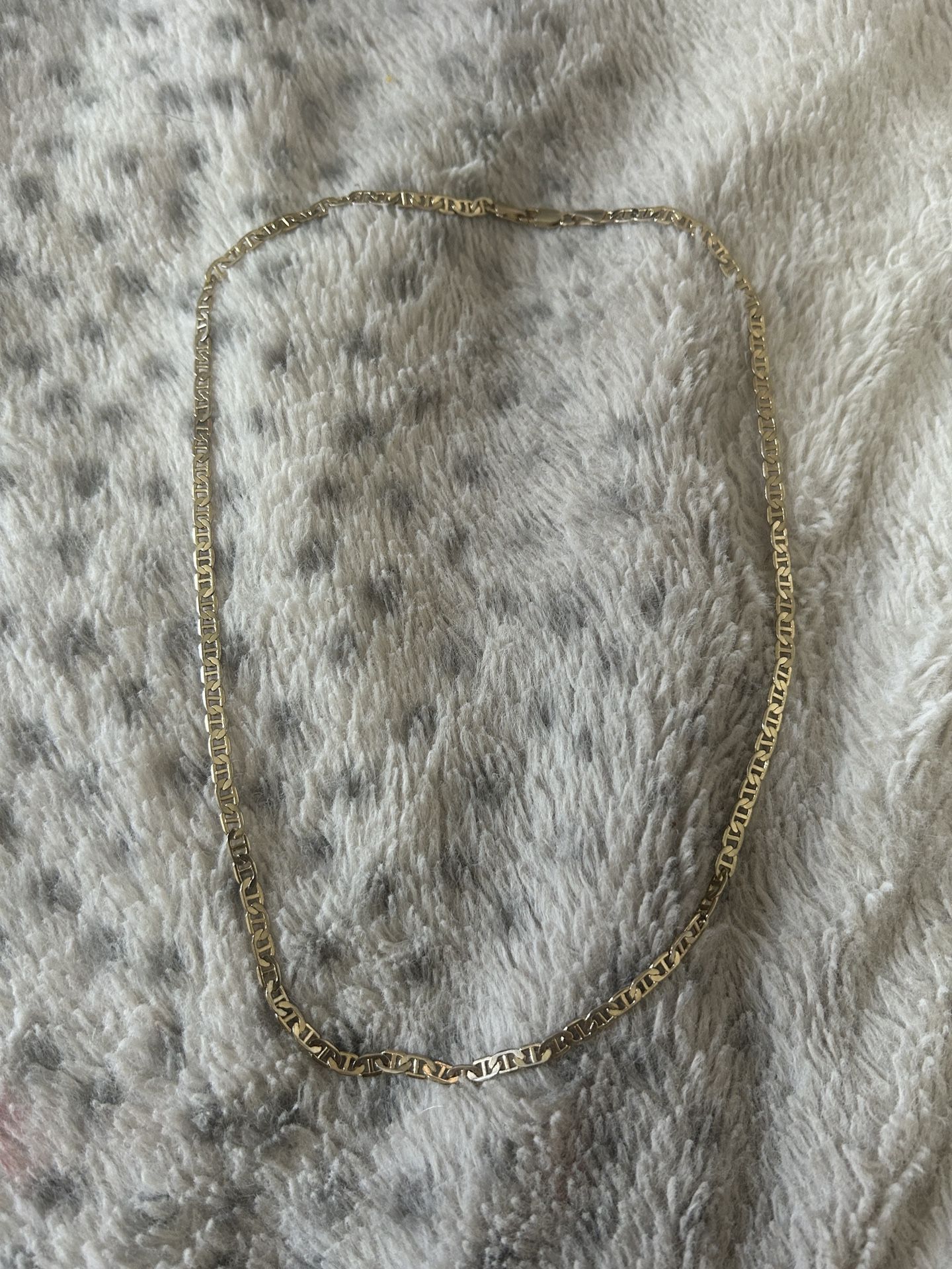 $40 14k 18inch Flat Mariner Chain