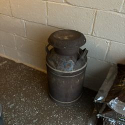 Metal Milk Jug