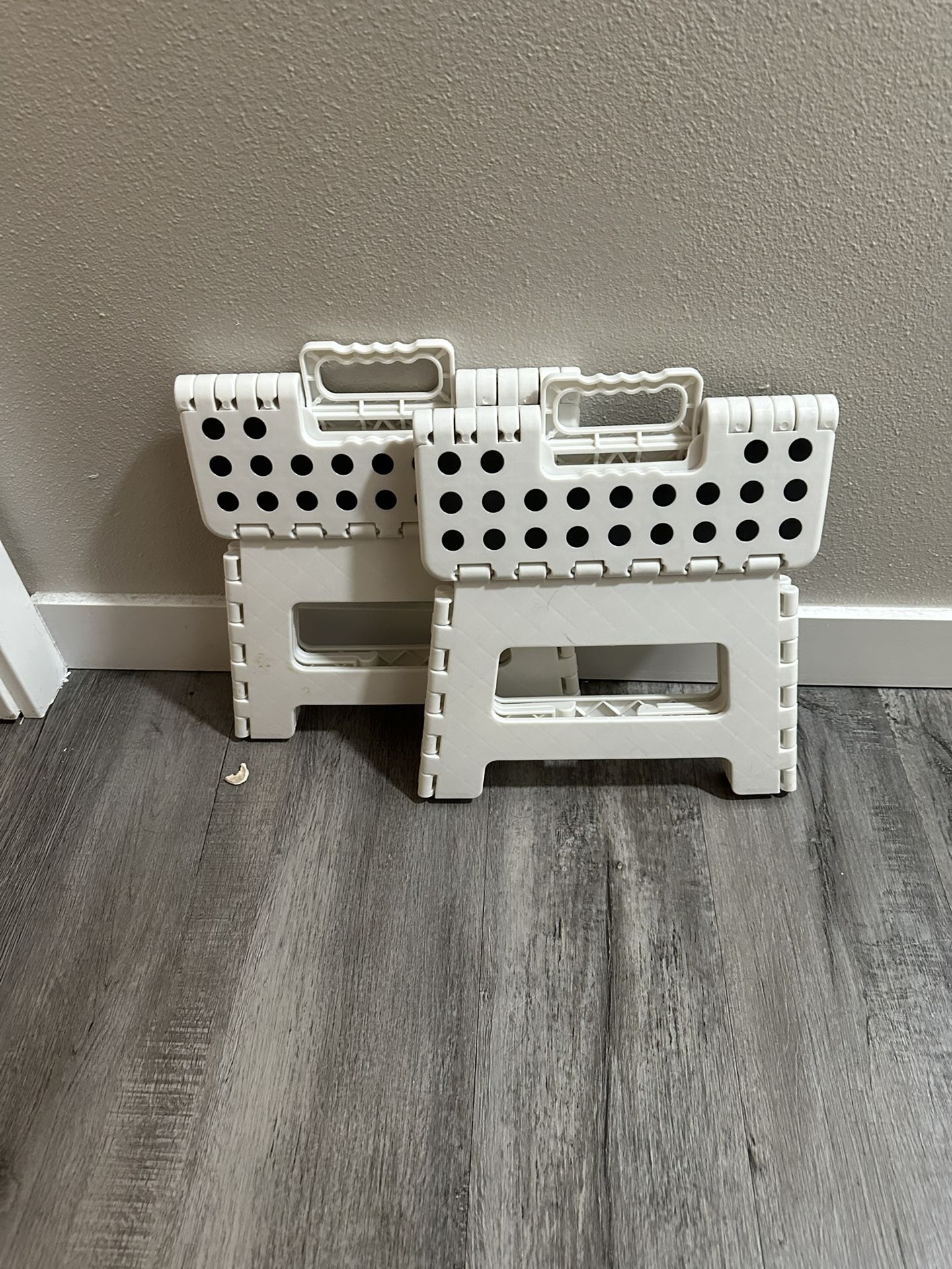 White Step Stools 