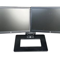 HP Adjustable Dual Stand w/ Monitors
