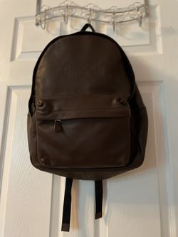COACH MAHOGHANY LEATHER BACKPACK
