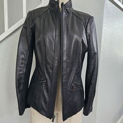 Jones New York Genuine Leather Jacket 
