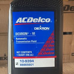Acdelco Dexron Vi Transmission Fluid 6 Quarts