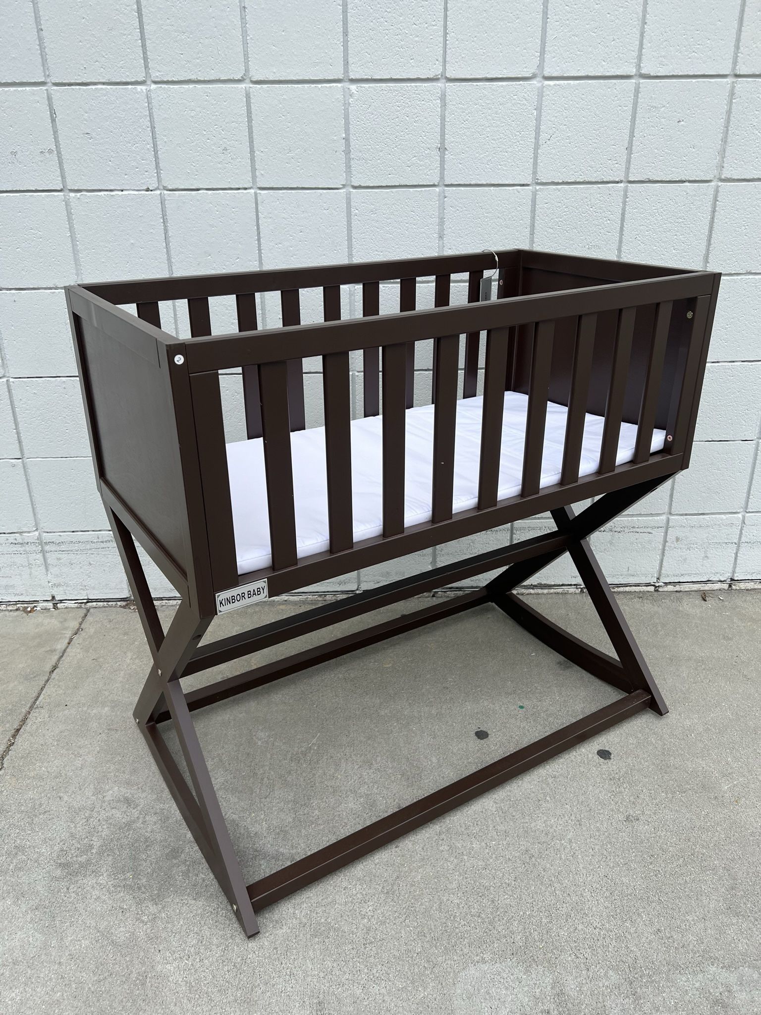 Baby Cradle Bassinet Bedside Rocker Crib