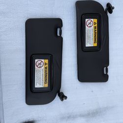 Acura Rsx Dc5 Type S / Base -Sun Visors Set In Black 