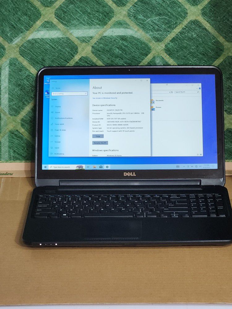 Touchscreen Dell Laptop 8gb Ram Webcam Wifi HDMI Microsoft Office Installed Word Excel 