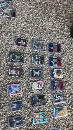 Basketball and baseball trading cards