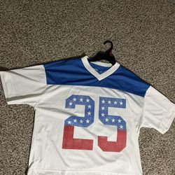 White And Blue Jersey #hollister