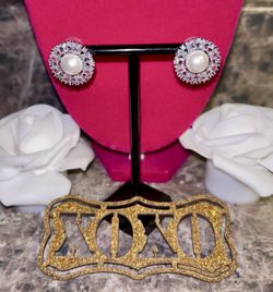 ⚠️JUST IN‼️ BRAND NEW SILVER PEARL EARRINGS