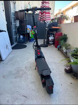 Electric Scooter Black and Red
