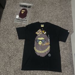 Medium Bathing Ape BAPE Graphic T-Shirt Black