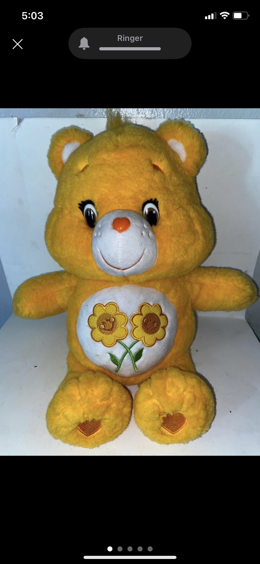 2015 carebear sunflower bear