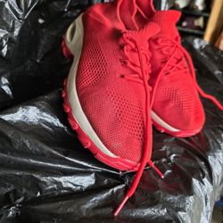 Red Sneakers - Size 9