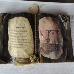 Vintage Decorative Book Books of Love 'A Family Of Friends' Poem by Judith Bond