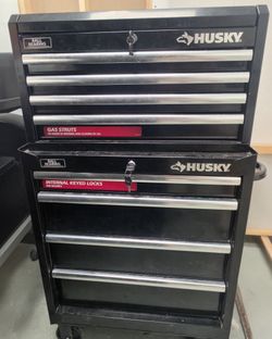 Husky Rolling Tool Chest Cabinet w/ Keys