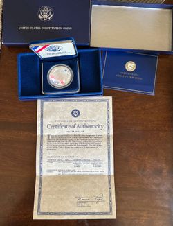 1987 Silver Dollar United States Constitution