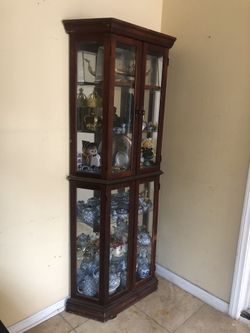 Armoire medicine cabinet classic vintage wood mirrored china