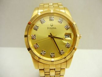 Bulova 97F43 Diamond Dial Men s Watch for Sale in Lynwood CA OfferUp