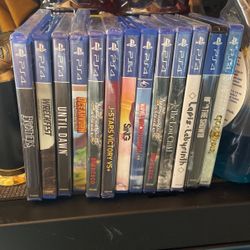 🔥 PS4 Game Lot – 13 Games – Some Sealed/be New – $99 OBO 🔥
