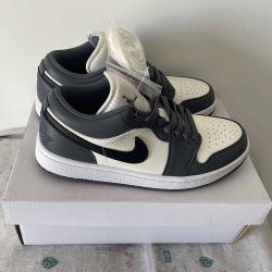 Nike Air Jordan 1 Low Dark Gray Sneakers
