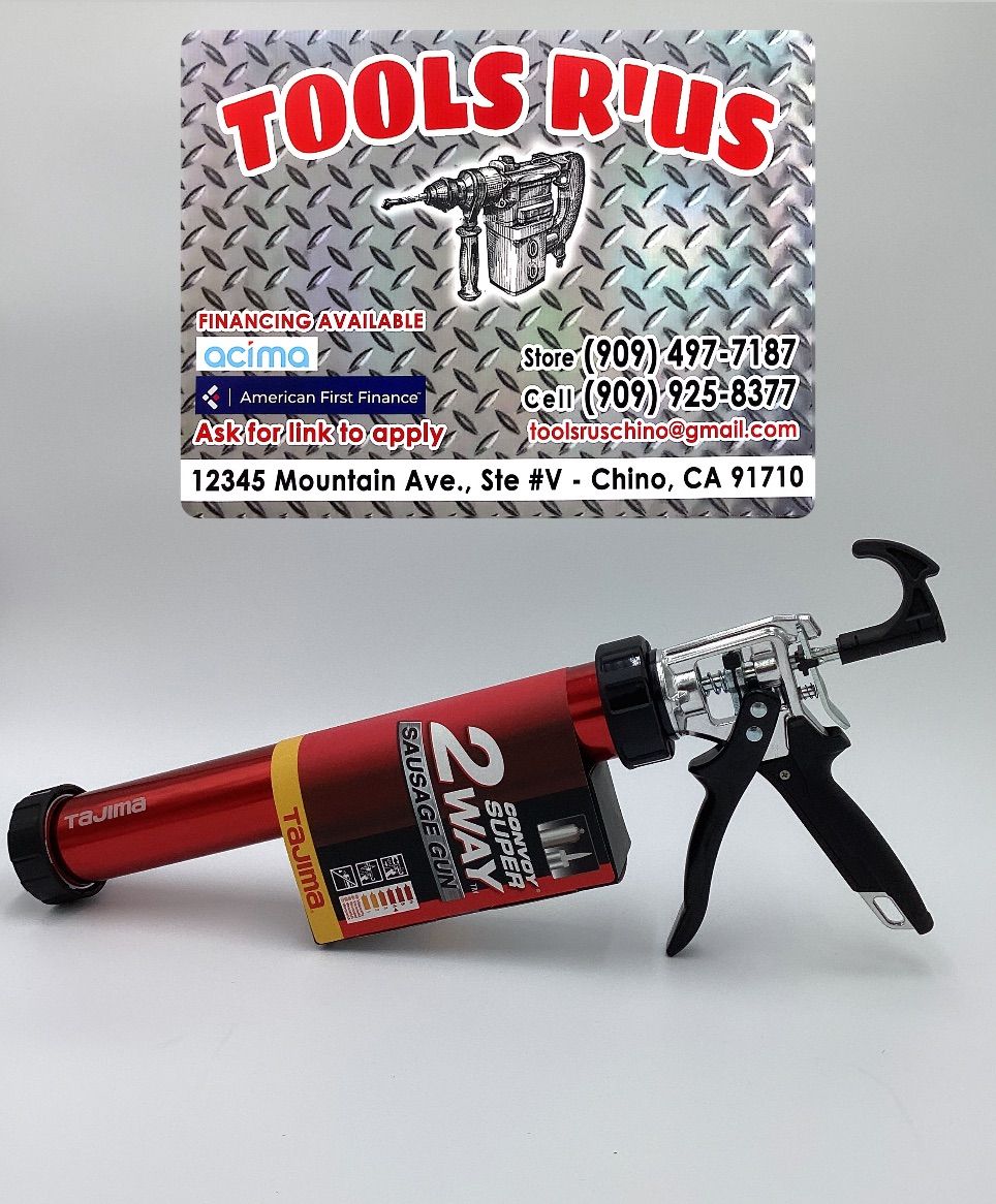 TAJIMA 2WAY SAUSAGE CAULK GUN**(FINANCIAMOS/WE FINANCE)**