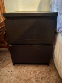Dark Brown/Black nightstand