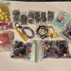 Craft Beads, Acrylics, Bracelet, Jewelry Making Supplies New