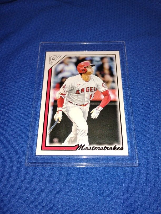 Topps Gallery Shohei Ohtani Golden Baseball Card 2022 Masterstrokes #MS-9