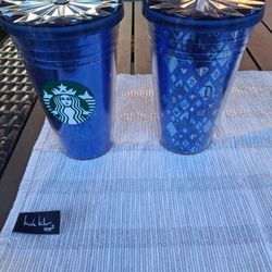 Starbucks Disneyland 60th Anniversary Tumblers Lot