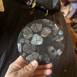 Labradorite stone decoration piece