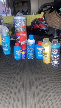 Berryman/blue devil/ chemical guys/wd40/scott shop