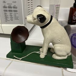 His Master’s Voice Statue In Pot Metal