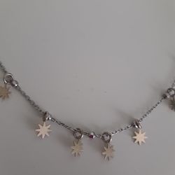 925 STERLING SILVER Necklace Two Tones