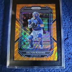 DALTON RUSHING RC /50 GRADED 9