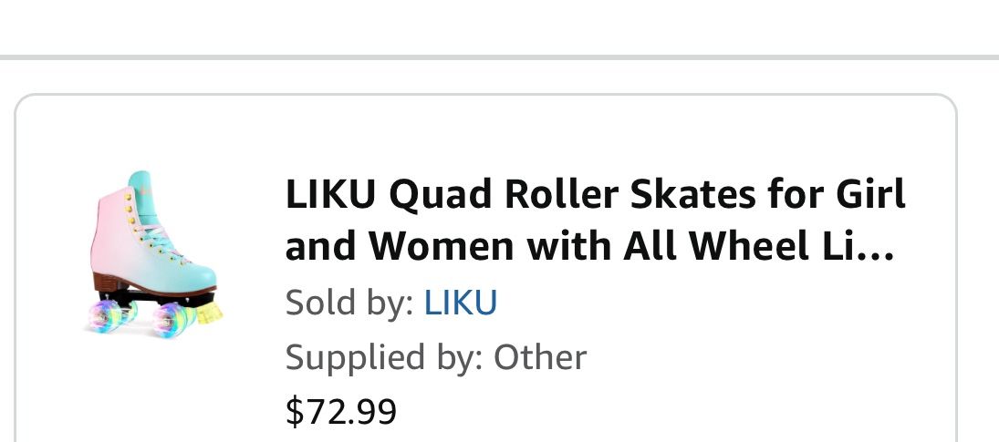Like new!!! roller skates