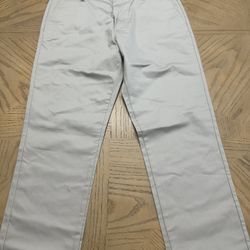 Dockers Men's Flex Comfort Waist Band Flat Front Straight Leg Khaki 32x32 New