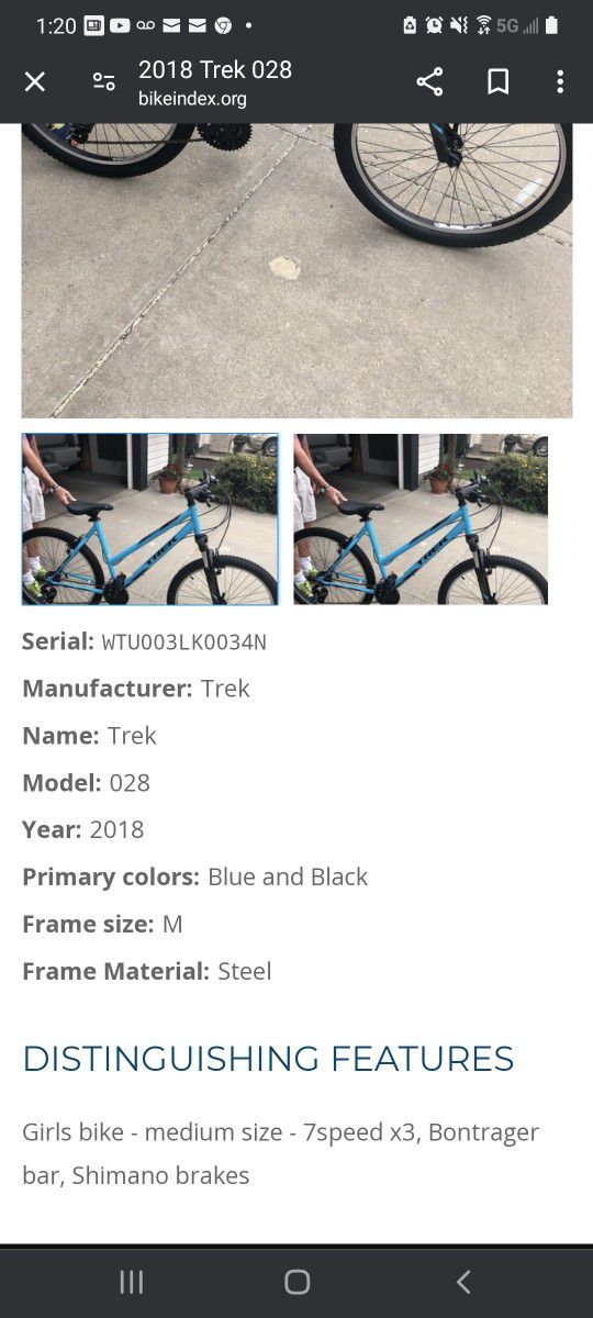 Trek Model 028 13" Bike
