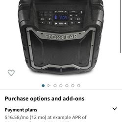 ECOXGEAR EcoTrek GDI-EXTRK210 Rugged Waterproof Floating Portable Bluetooth Wireless 100 Watt Stereo Smart Speaker and PA System (Gray)