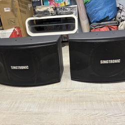 Professional Singtronic Karaoke Vocal Speaker Model KS-912, Pair